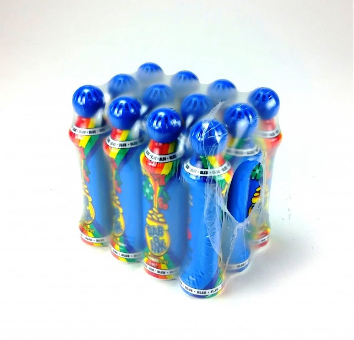 12x Dab-o-Ink Bingo Stift Depper 43ml - Blauw | Bingo dappers - debbers - dabbers